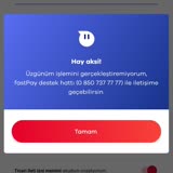 fastpay kart ekleme sorunu