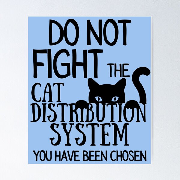 cat distribution system meme