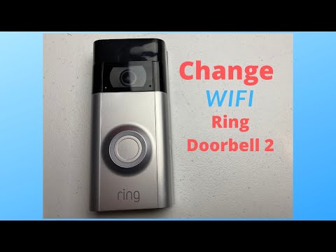 how to change ring doorbell wifi