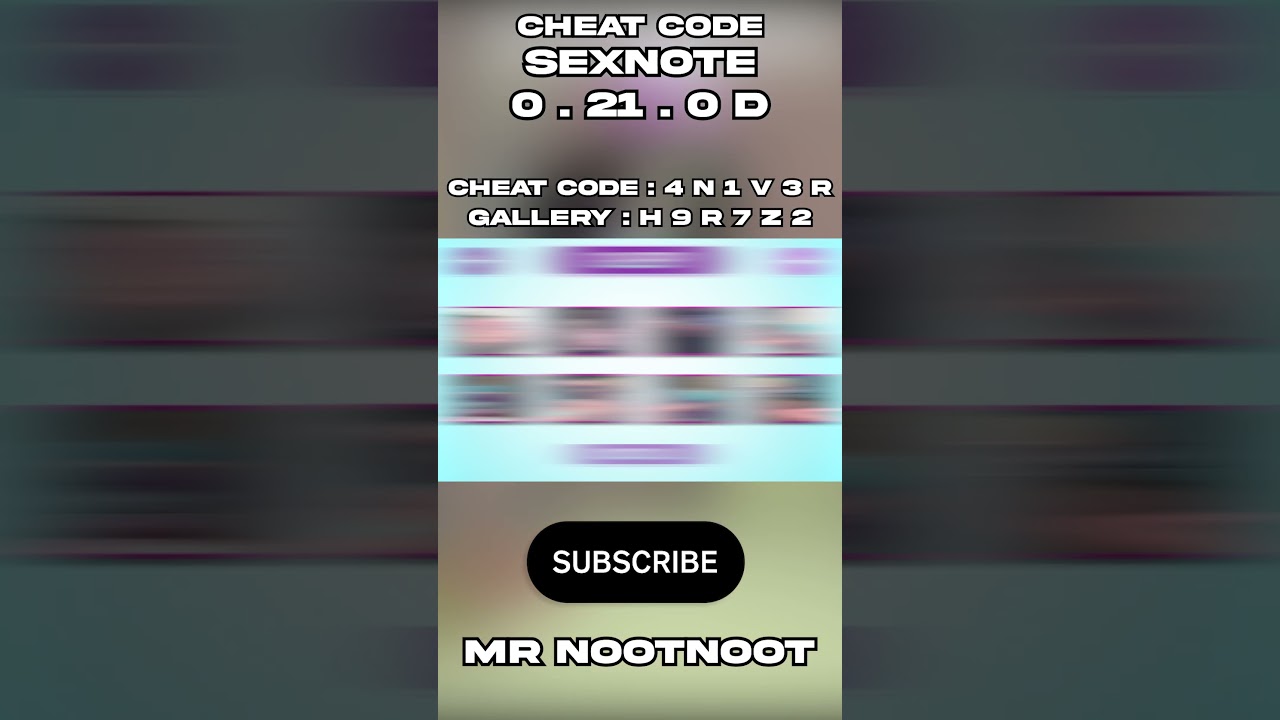 sexnote gallery code