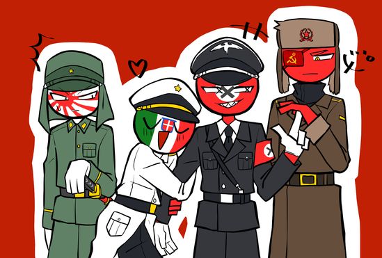 axis powers countryhumans