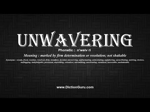 unwavering synonym