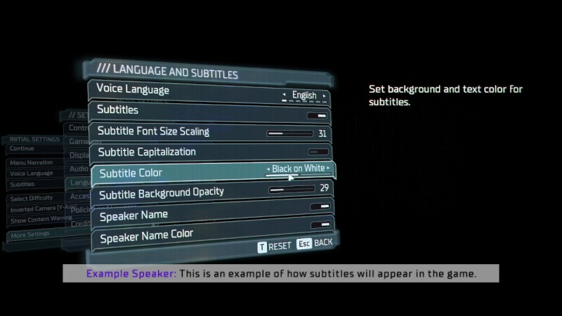 dead space remake change language