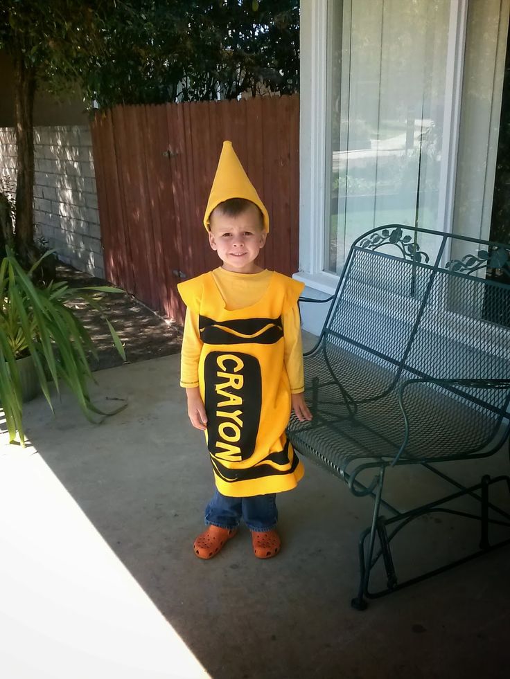 childrens crayon costume