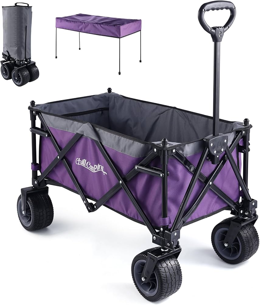 foldable wagon with canopy