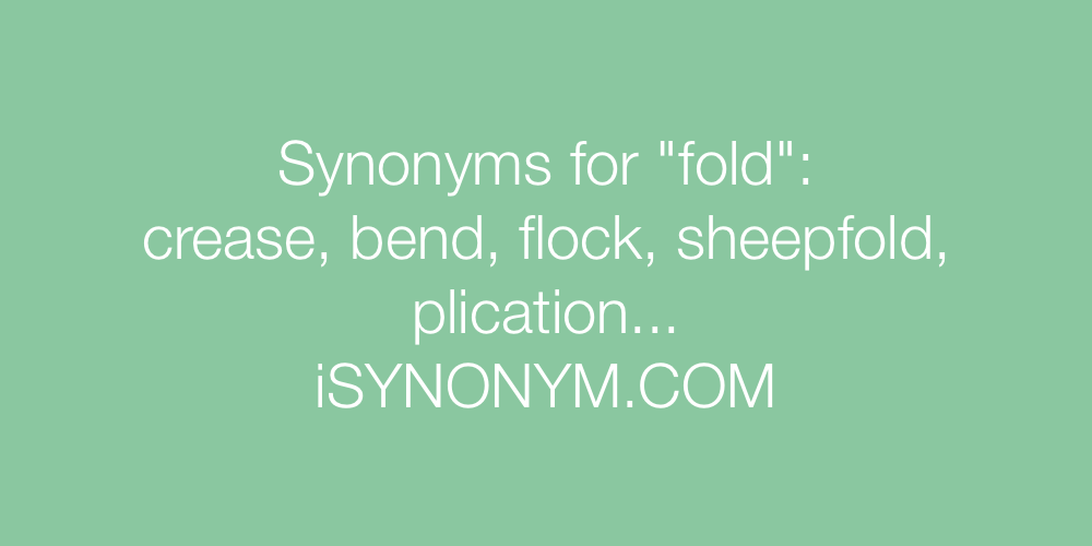 fold synonym