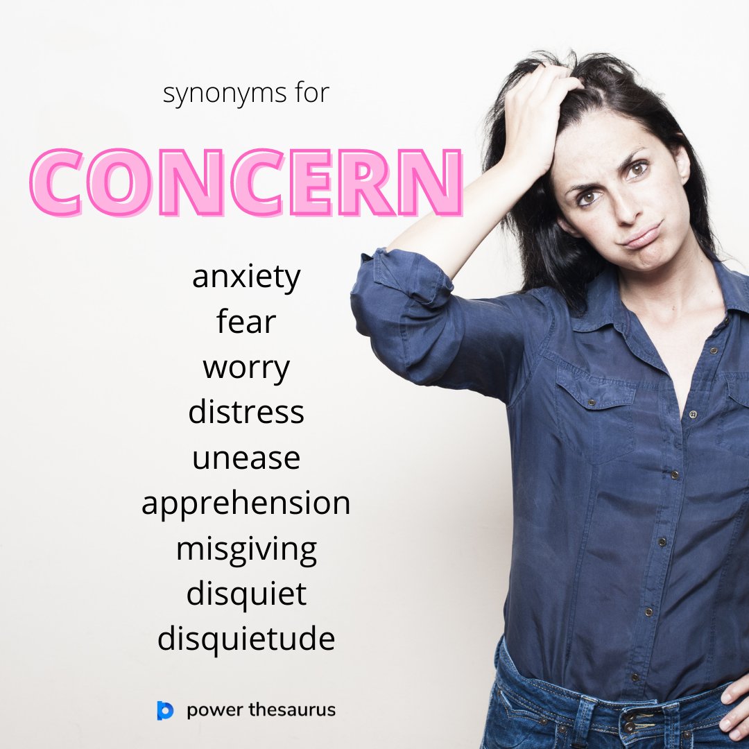 concerns synonyms