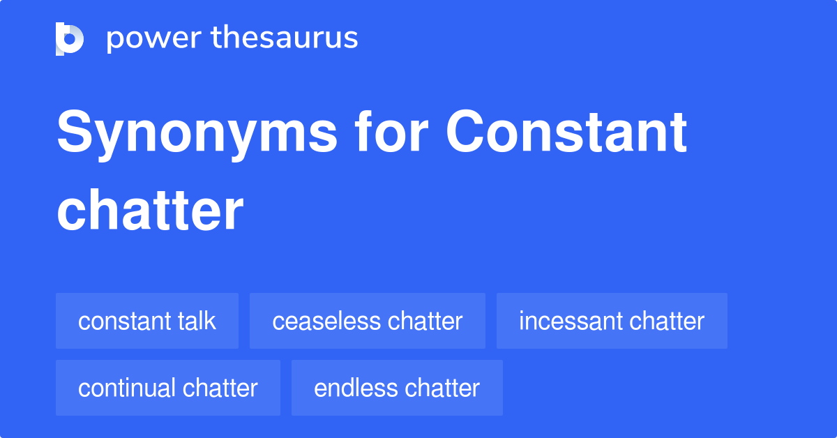 incessant thesaurus