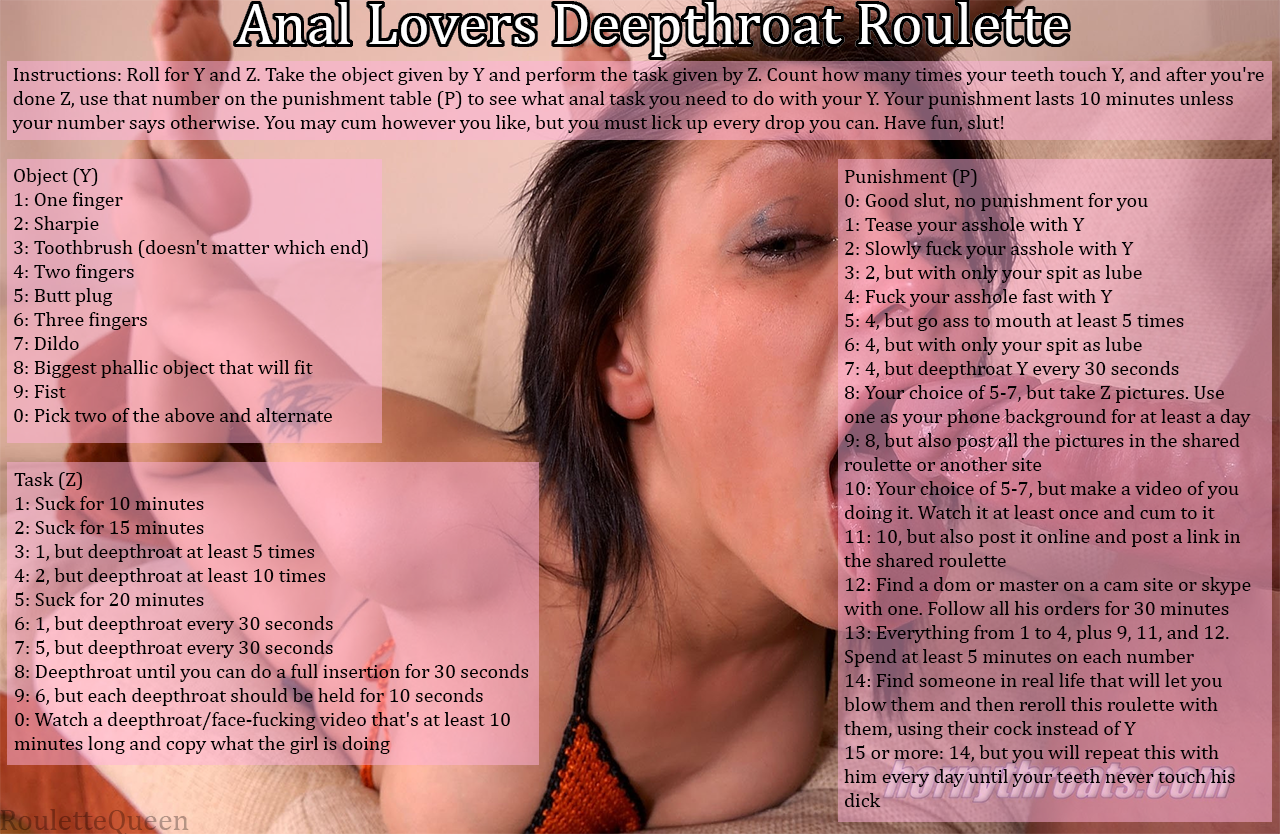 deepthroat roulette