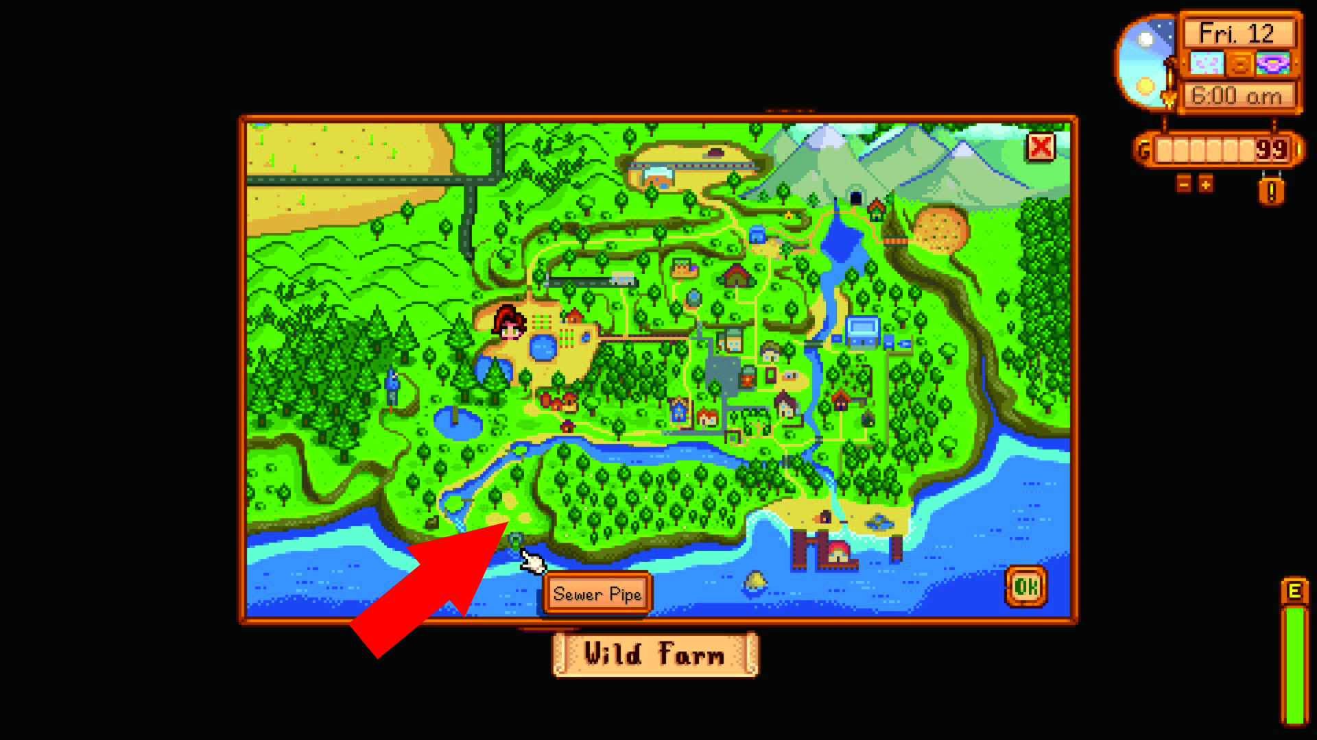 where to find robins axe in stardew valley