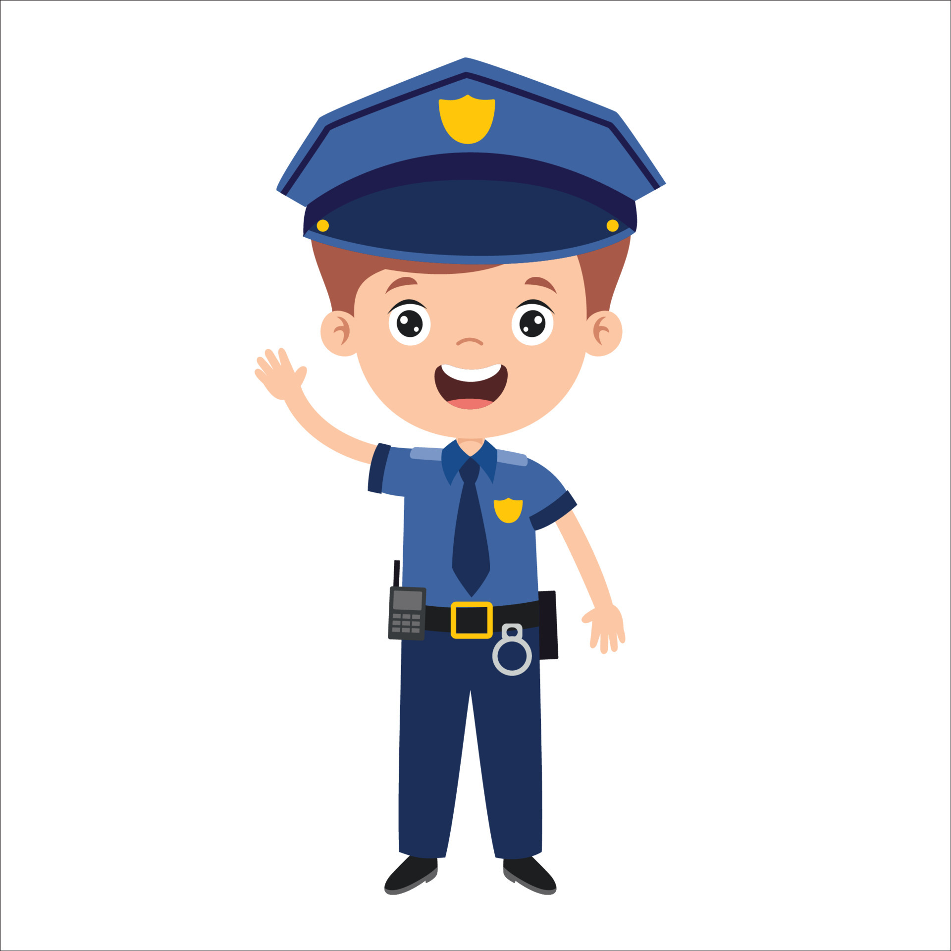 police officer cartoon