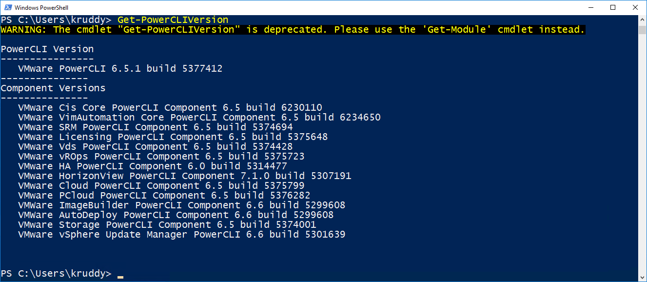 vmware powercli