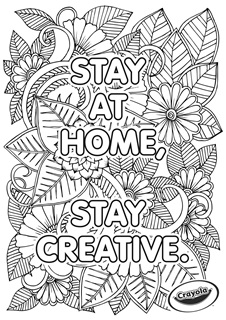 adult colouring page