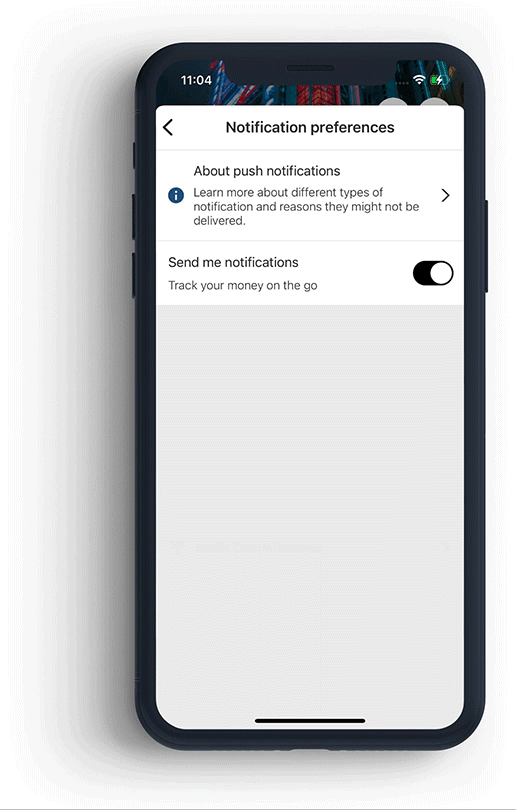 hsbc push notifications not working