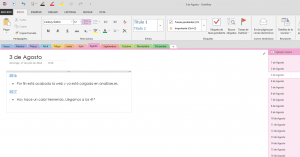 como usar onenote como agenda