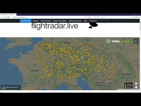 live flight tracker map