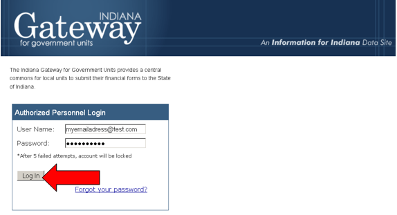 indiana gateway login