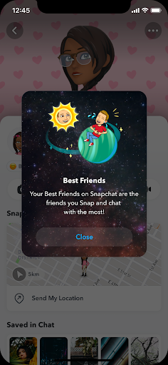 snapchat best friends planets