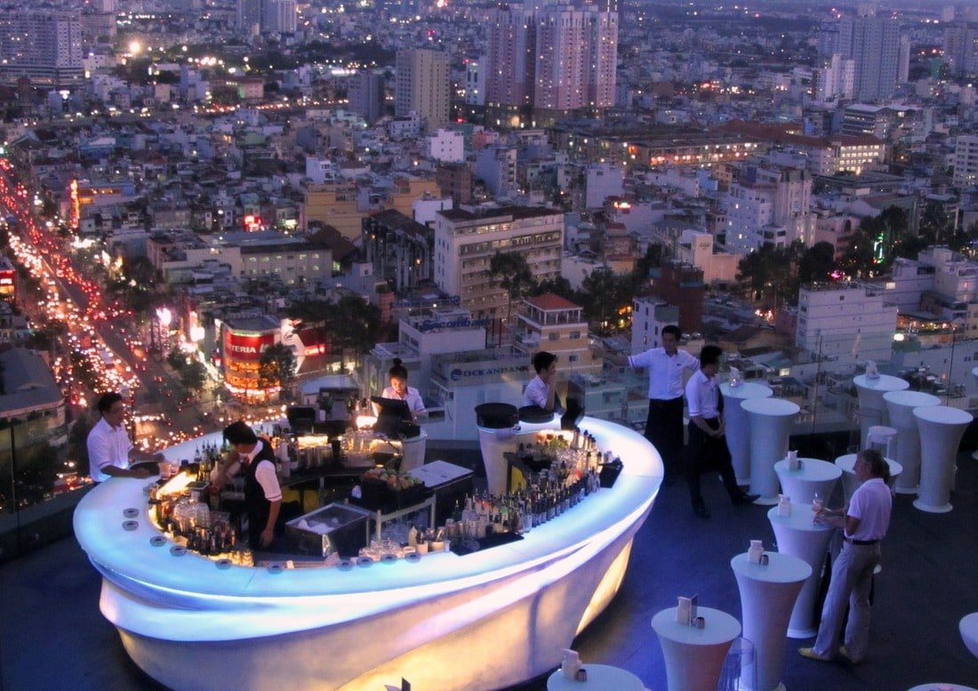 best rooftops ho chi minh