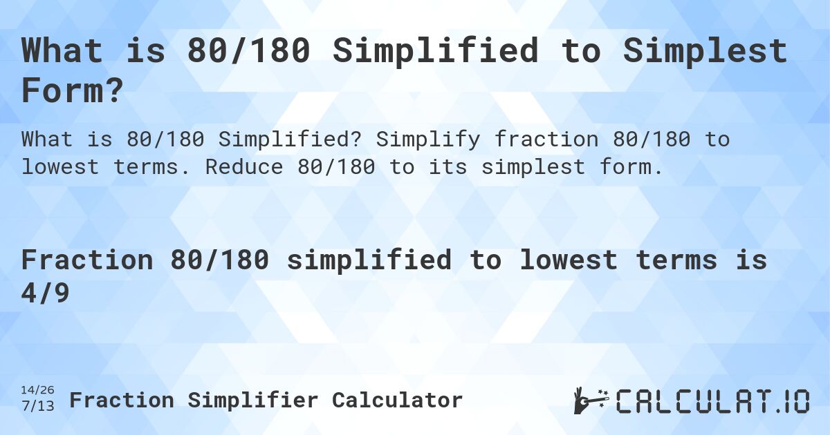 8/180 simplified