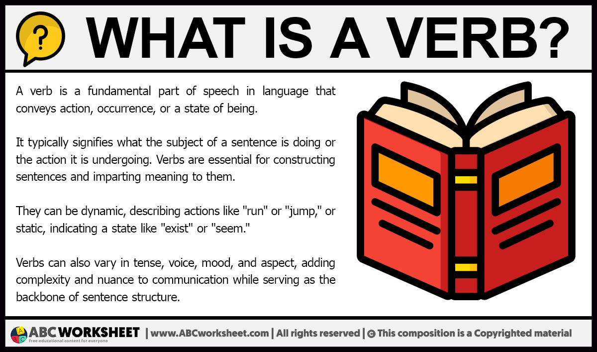 what is a definition of a verb
