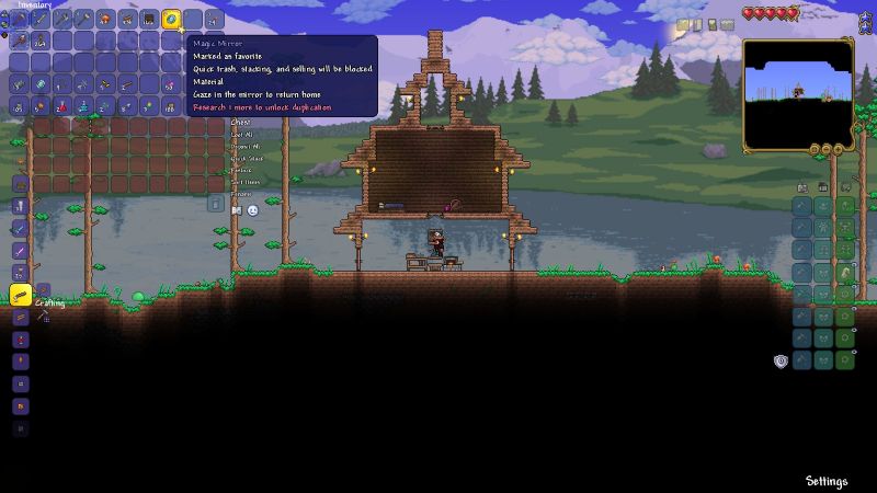 how to craft chest in terraria