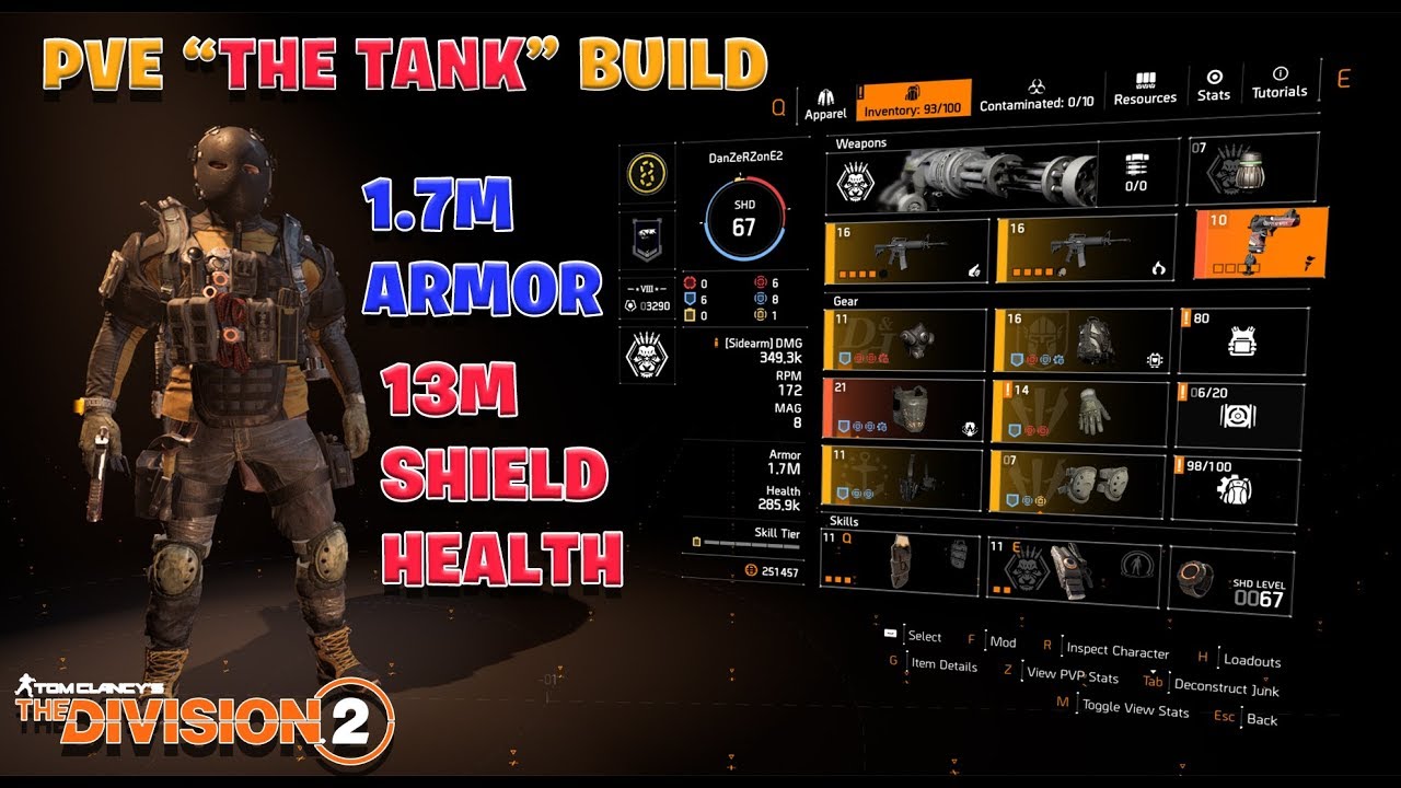 division 2 tank build