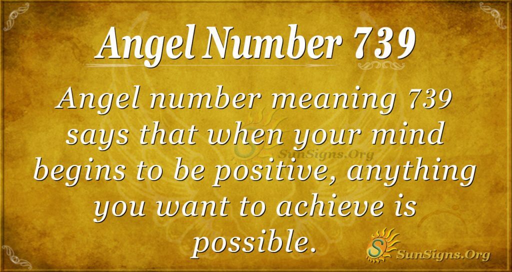 739 angel number
