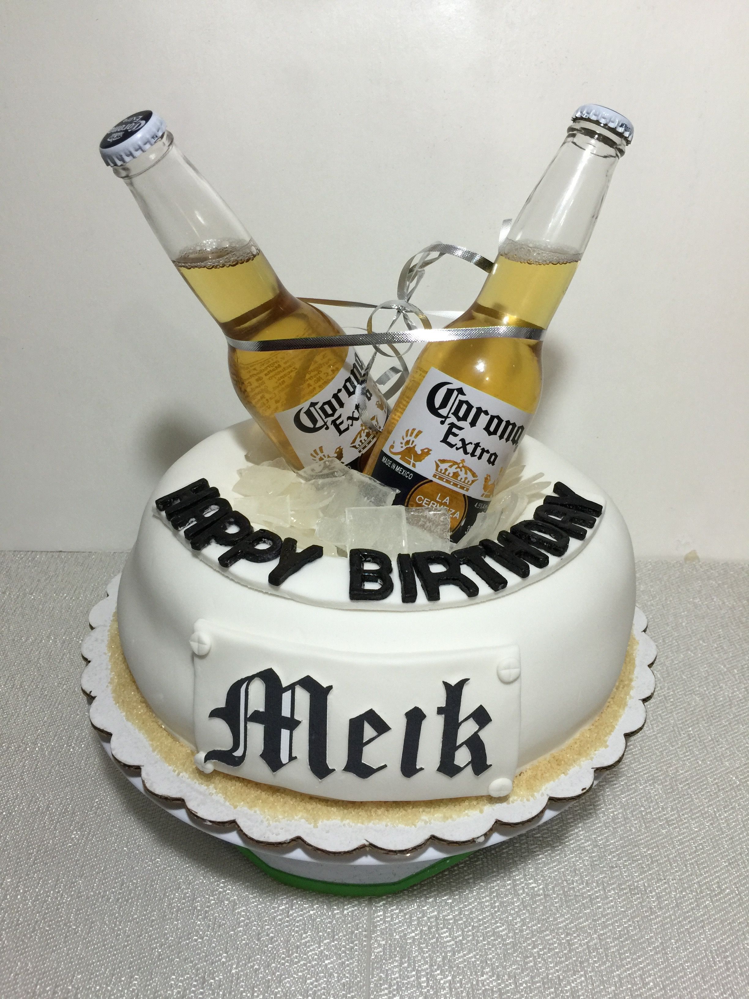 pastel de cervezas para cumpleaños