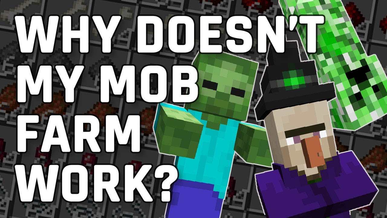 minecraft mob farm not working