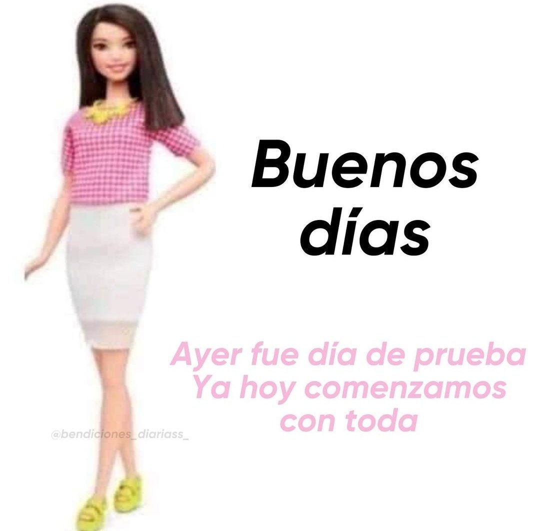 barbie buenos dias