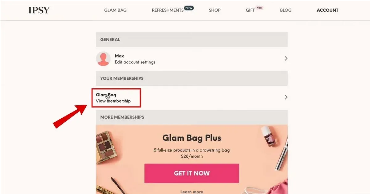 how to cancel ipsy membership