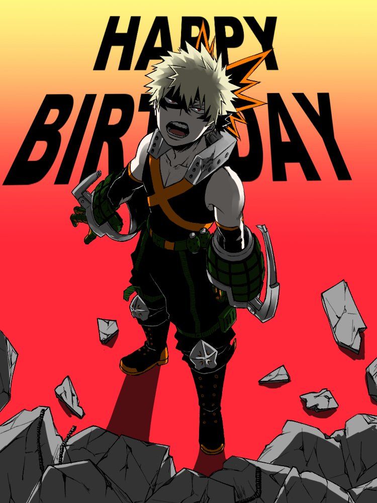 cumpleaños de bakugou