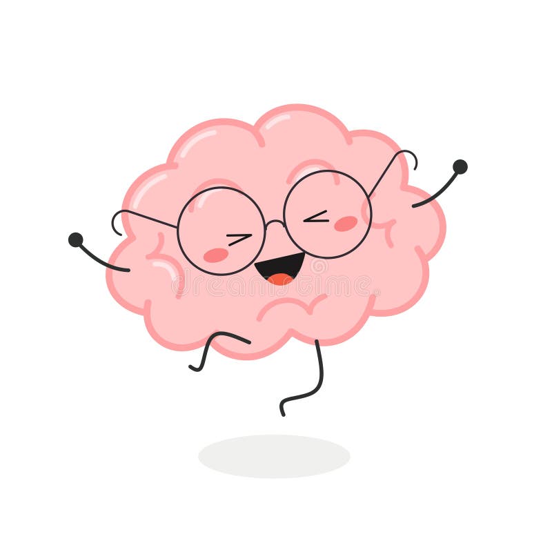 cute brain clipart