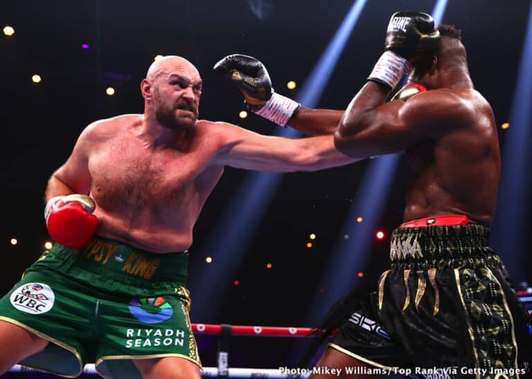 tyson fury results tonight