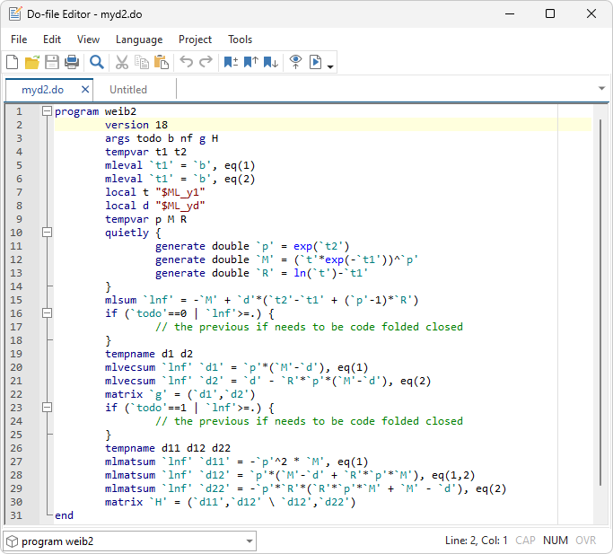 stata crashed recover do file