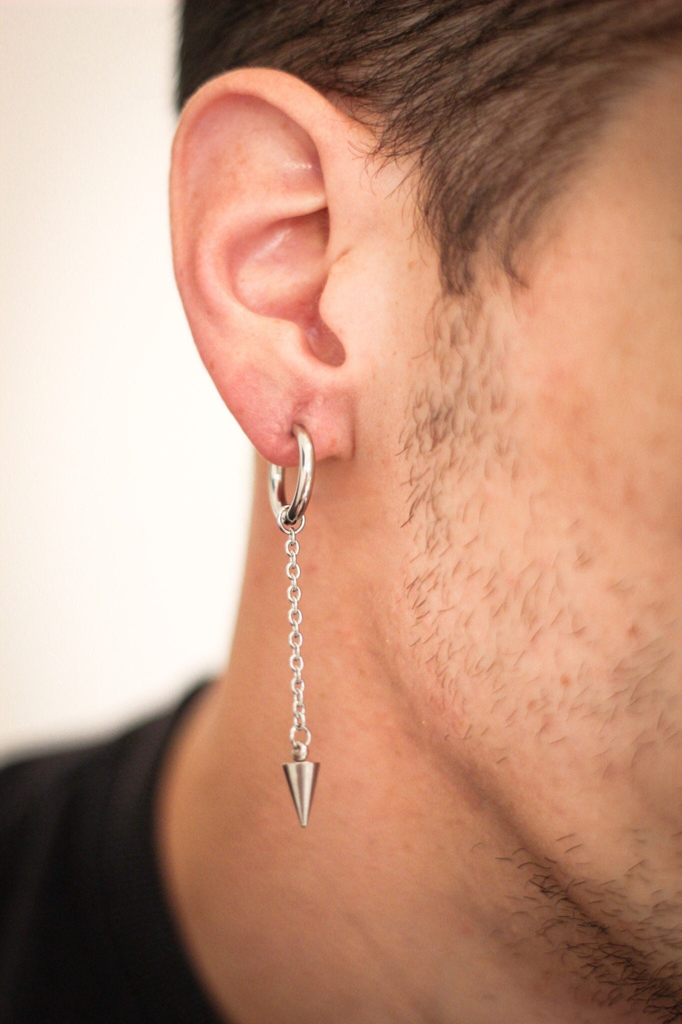 mens dangle earrings