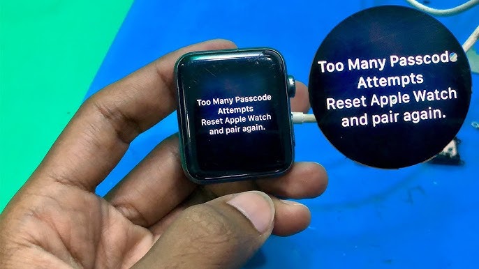 how to reset apple watch and pair again