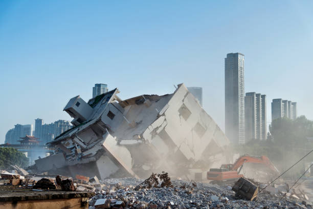 building collapsing