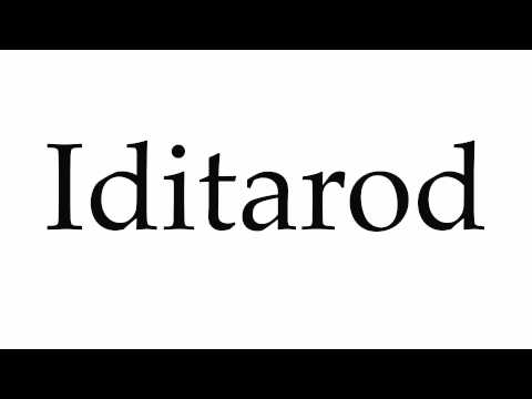 iditarod pronunciation