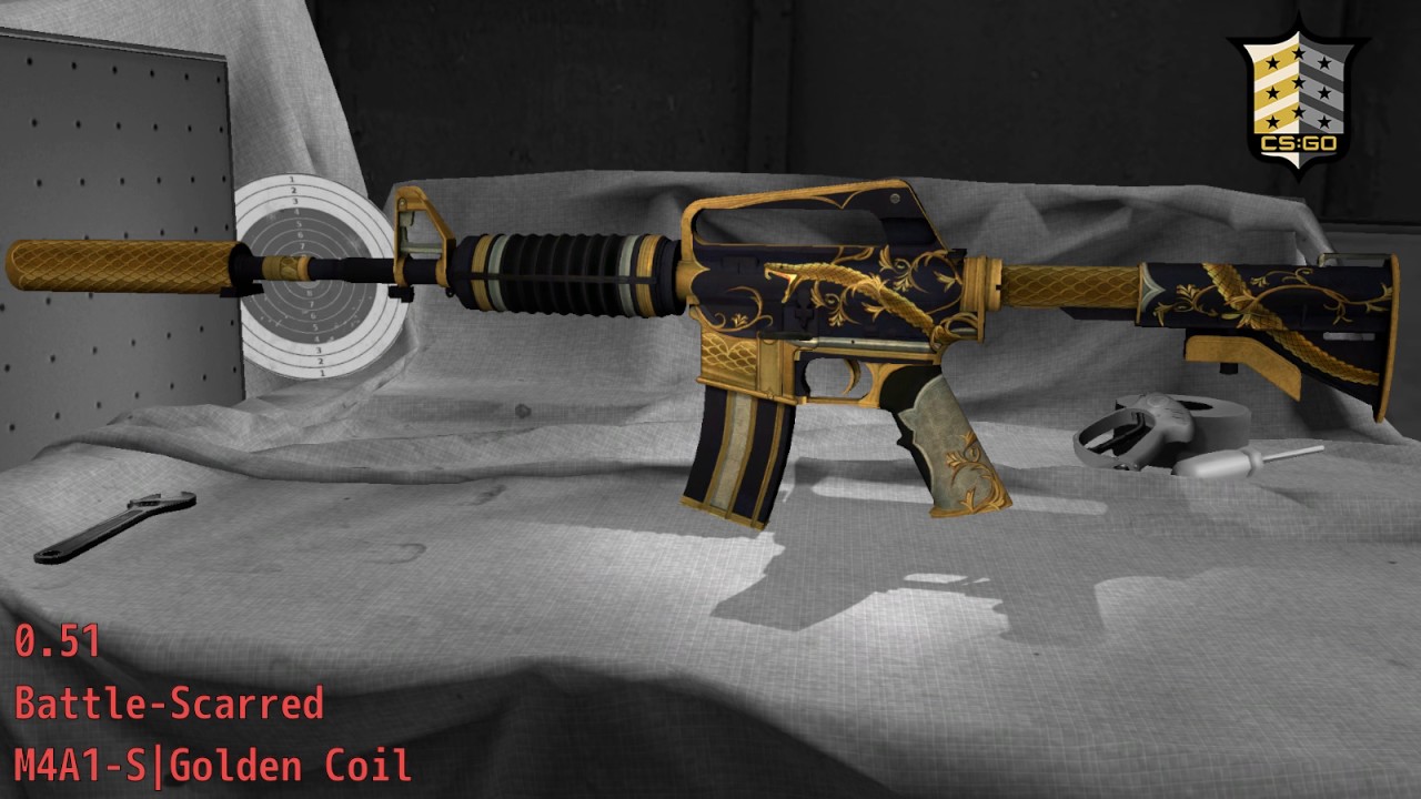 m4a1 golden coil price