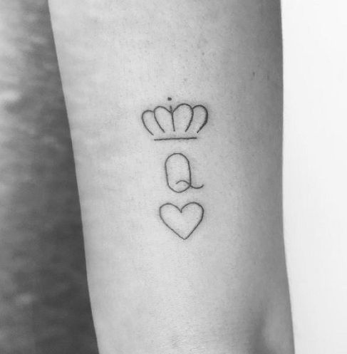 queen symbol tattoo