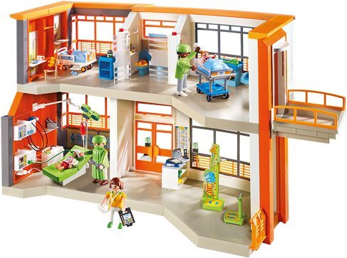 playmobil city life hospital