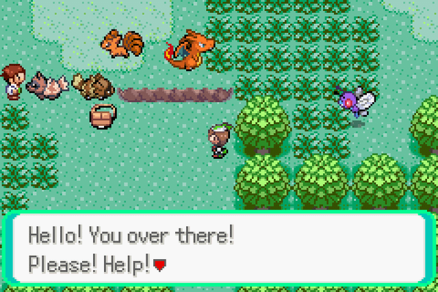 pokemon following emerald