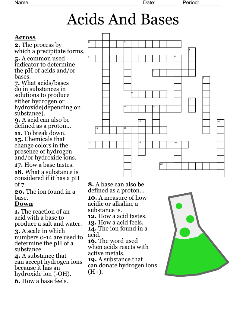 type of acid crossword clue