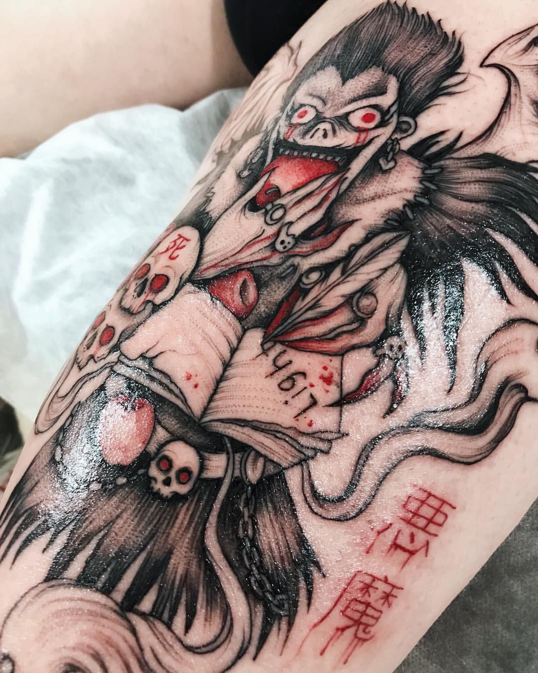 death note ryuk tattoo