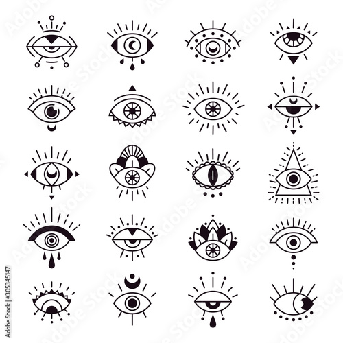 evil eye tattoo design