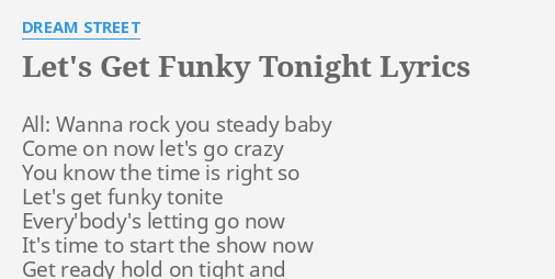 get funky lyrics