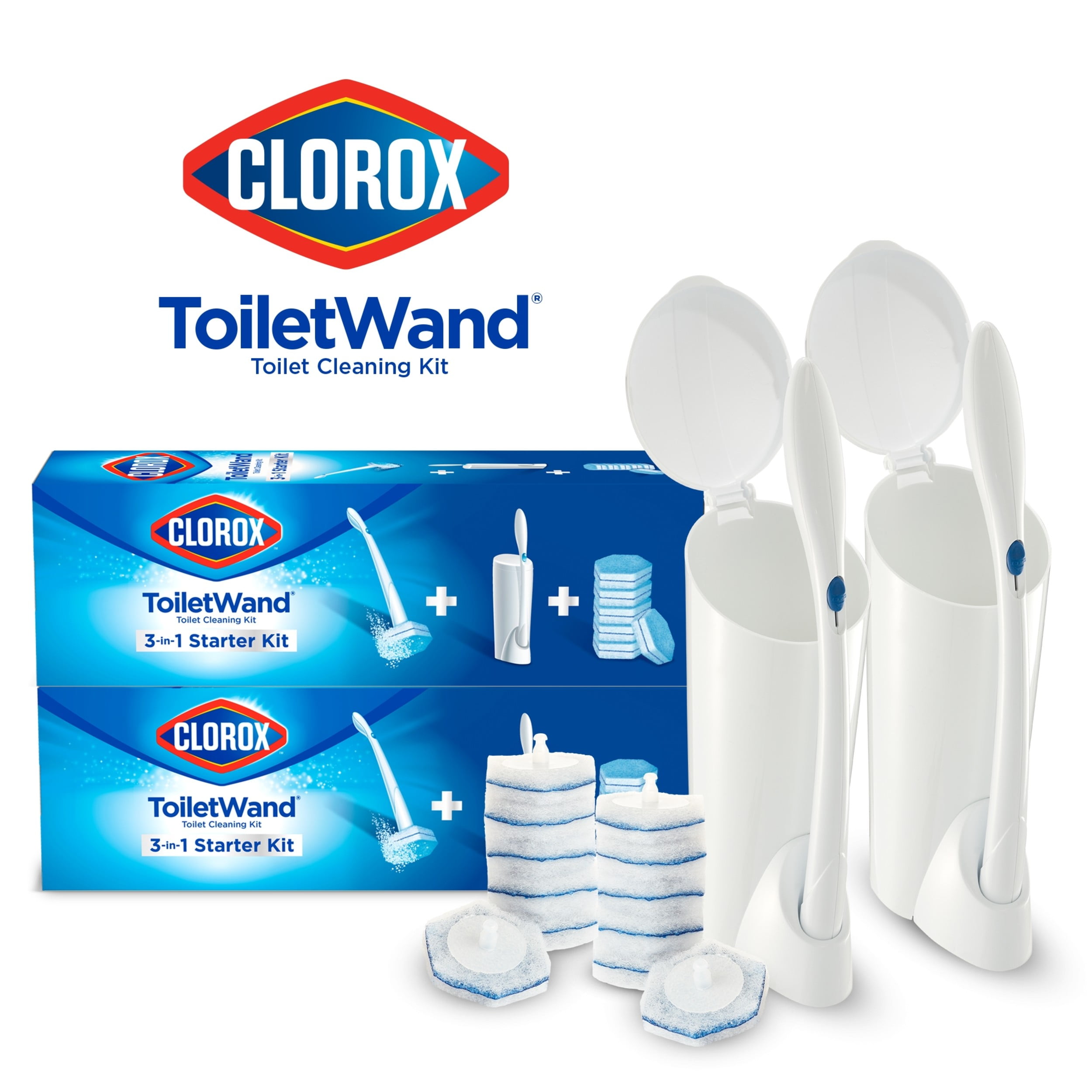 clorox toiletwand disposable toilet cleaning starter kit