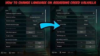 how to change language assassins creed odyssey